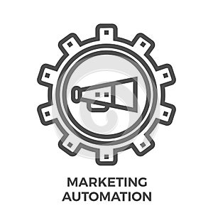 Marketing automation icon