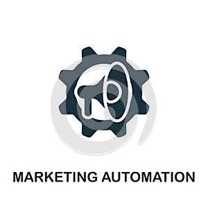 Marketing Automation icon. Simple element from content marketing collection. Creative Marketing Automation icon for web design,