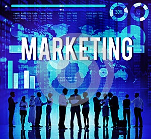 Marketing Commercial Business Analysis Data Concept