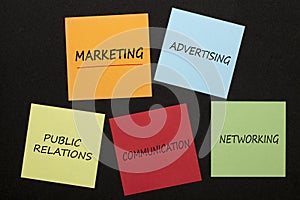 Marketing Communications Concept photo