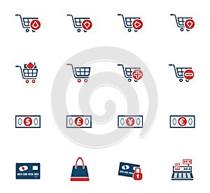 Marketing and e-commerce icon set