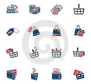 Marketing and e-commerce icon set