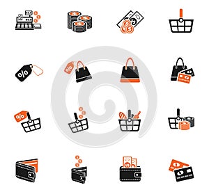 marketing and e-commerce icon set