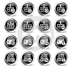 marketing and e-commerce icon set