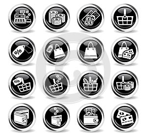 marketing and e-commerce icon set