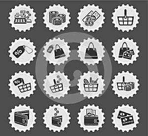 marketing and e-commerce icon set