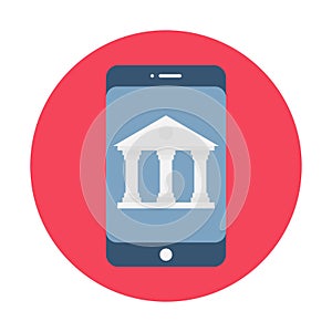 Marketing flat background vector icon which can easily modify or edit