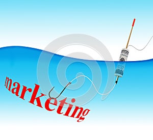 Marketing hook fishing tackle