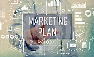 Marketing Plan with businessman