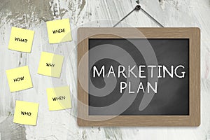 Marketing plan photo