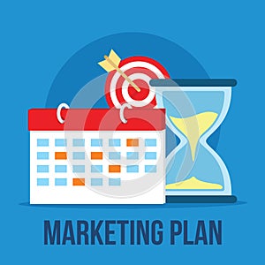 Marketing plan illustration