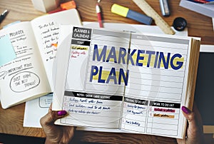 Marketing Plan Strategy Tactics Guidelines Concept