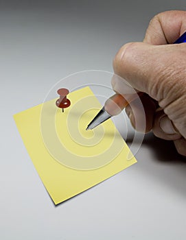 marketing post it note