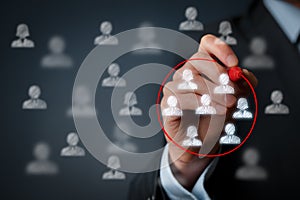 Marketing segmentation photo