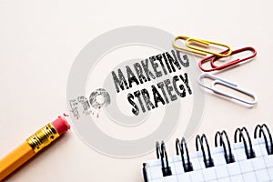 Marketing strategy concept