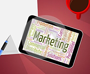 Marketing Word Means Sales Words And Wordclouds