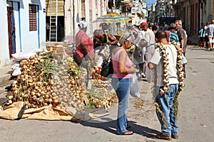 Marketplace in Cuba
