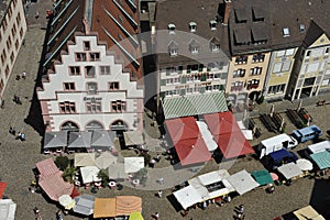 Marketplace of Freiburg, Germany