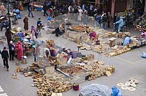 Marketplace of Marrakesh Morocco