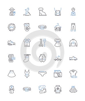 Markets line icons collection. Economies, Trading, Exchanges, Commodities, Demand, Supply, Investors vector and linear