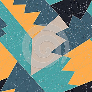 Marking geometric seamless pattern