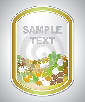 Marking label - laboratory tagging - abstract background