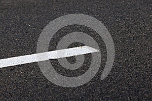 Markings on the road