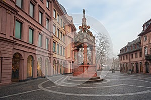 Marktbrunnen Fountain at Market Square Marktplatz - Mainz, Germany