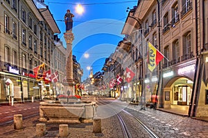 Marktgasse street, Bern, Switzerland