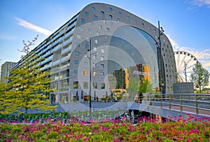 The Markthal Market Hall in Rotterdam, Netherlands