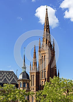 The Marktkirche, cathedral in Wiesbaden, the state capital of Hesse, Germany