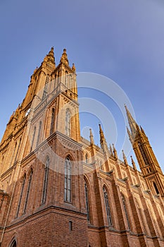 Marktkirche is the main Protestant church in Wiesbaden, the state capital of Hesse, Germany. The neo-Gothic church on the central