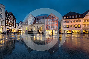 Marktplatz square in Reutlingen, Germany photo
