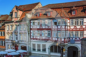 Marktplatz square in Schwabisch Hall, Germany