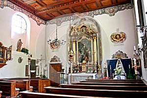 Markus Church, in the Fuggerei neighbourhood, Augsburg, Bayern, Germany