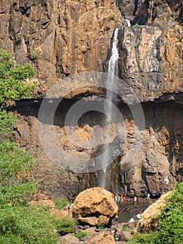 Marleshwar waterfall scene