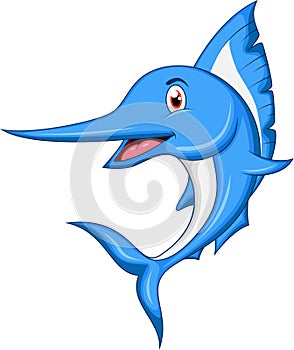 Marlin fish cartoon