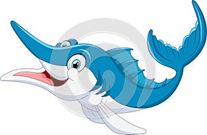 Marlin fish cartoon