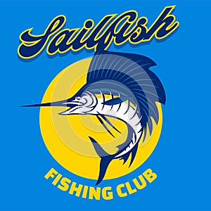 Marlin sailfish fishing design