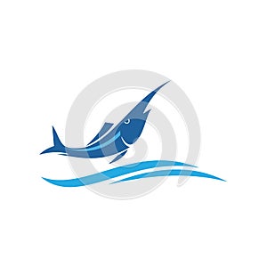 Marline fish logo