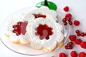 Marmalade cake (linzer) photo