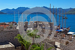 Marmaris Castle in Marmaris, Turkey photo