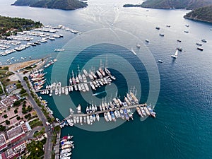 Marmaris marina and harbor