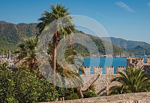 Marmaris is resort town on Turkish Riviera, also known as Turquoise Coast.