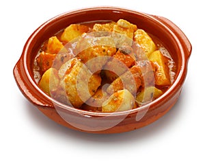 Marmitako, tuna and potatoes stew, spanish basque cuisine