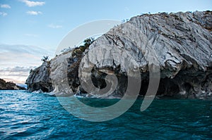 Marmol Cathedral rock formation, Carretera Austral, HIghway 7, C