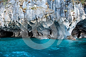 Marmol Cathedral rock formation, Carretera Austral, HIghway 7, C photo