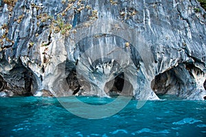 Marmol Cathedral rock formation, Carretera Austral, HIghway 7, C photo