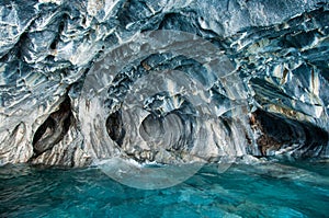 Marmol Cathedral rock formation, Carretera Austral, HIghway 7, C photo