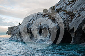 Marmol Cathedral rock formation, Carretera Austral, HIghway 7, C photo